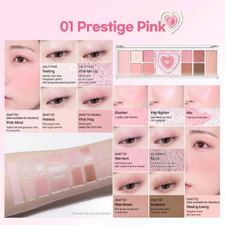 [Peripera] ALL TAKE MOOD LIKE PALETTE 01 PRESTIGE PINK