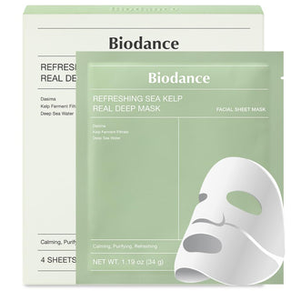 [BIODANCE] Refreshing Sea Kelp Real Deep Mask 34g x 4ea