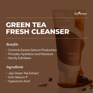 [ISNTREE] Green Tea Fresh Cleanser 120ml