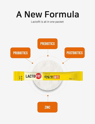 [ChongKunDang] LACTO-FIT ProBiotics Gold – 2g × 50 Sticks