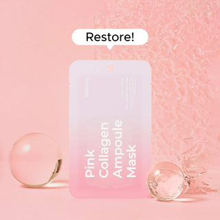 [Freemay] Pink Collagen Ampoule Mask 10ea