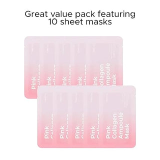 Freemay Vegan Pink Collagen Ampoule Mask for Face -1