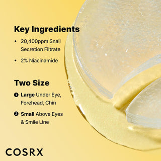 [COSRX] Advanced Snail Hydrogel Eye Patch (60 patches)
