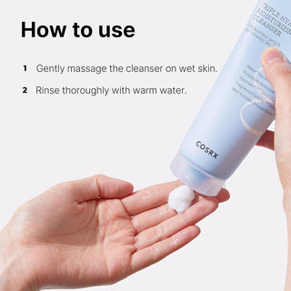 [COSRX] Hydrium Triple Hyaluronic Moisture Cleanser 150ml