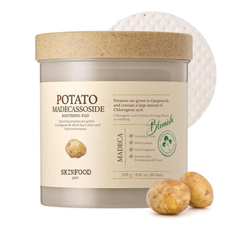[Skinfood] Potato Madecassoside Soothing Toner Pad (60 pads)