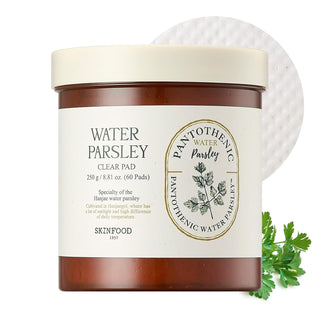 [Skinfood] Pantothenic Water Parsley Clear Toner Pad (60 pads)