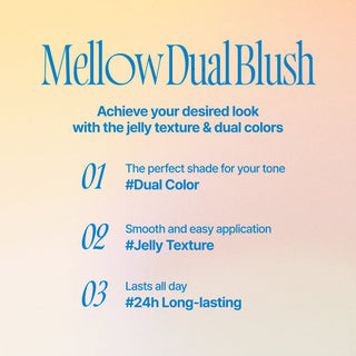 [FWEE] mellow Dual Blusher CR02 Baby Smile 7.2g