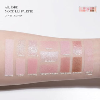 [Peripera] ALL TAKE MOOD LIKE PALETTE 01 PRESTIGE PINK