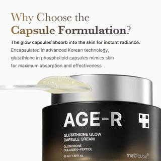 [Medicube] AGE-R Glutathione Glow Capsule Cream 50ml