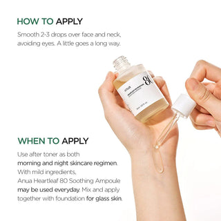 [ANUA] Anua Heartleaf 80% Soothing Ampoule 30ml