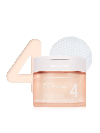 [Numbuzin] No.4 Pore Zero Peeled Egg Toner Pad (190ml *70ea )