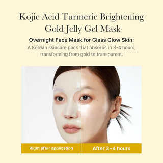 [Medicube] Kojic Acid Turmeric Brightening Gel Mask (4ea)