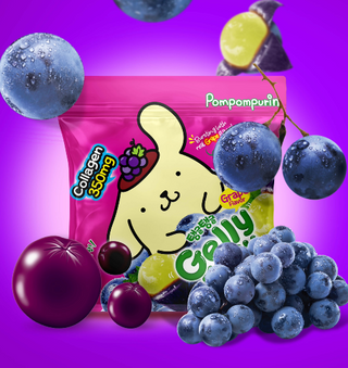 [EZBEE] Sanrio Gelly Jelly Grape – Collagen 350mg