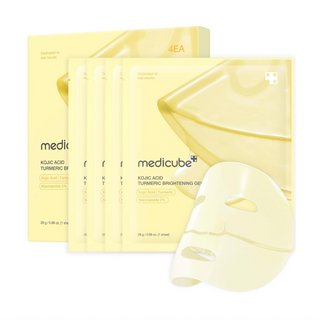[Medicube] Kojic Acid Turmeric Brightening Gel Mask (4ea)
