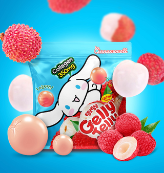 [EZBEE] Sanrio Gelly Jelly Lychee – Collagen 350mg