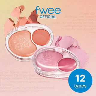 [FWEE] mellow Dual Blusher CR02 Baby Smile 7.2g