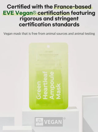 [Freemay] Green Heartleaf Ampoule Mask 10ea