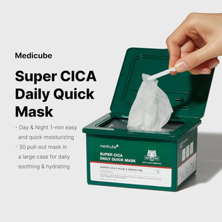 [Medicube] Super Cica Daily Quick Facial Masks (30 Sheets)