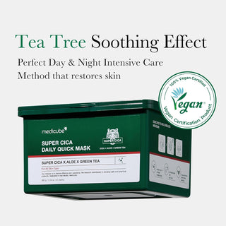 [Medicube] Super Cica Daily Quick Facial Masks (30 Sheets)